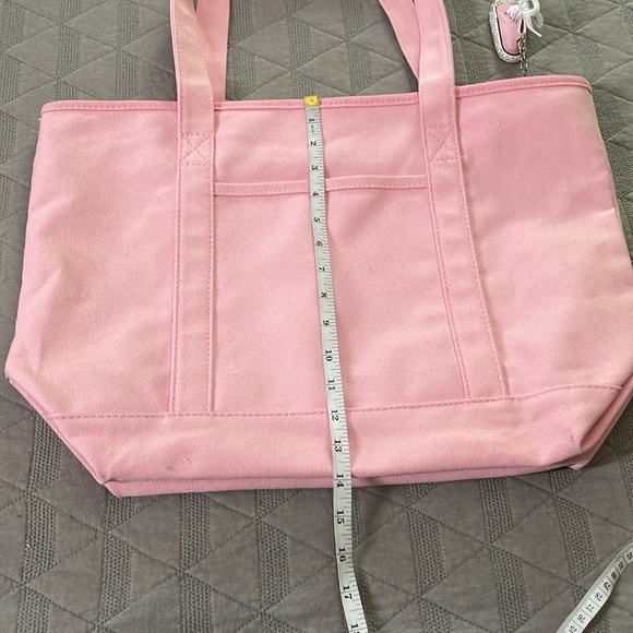 Dalix Pink Tote Bag With Bedazzled High Top Sneaker - Picture 6 of 9